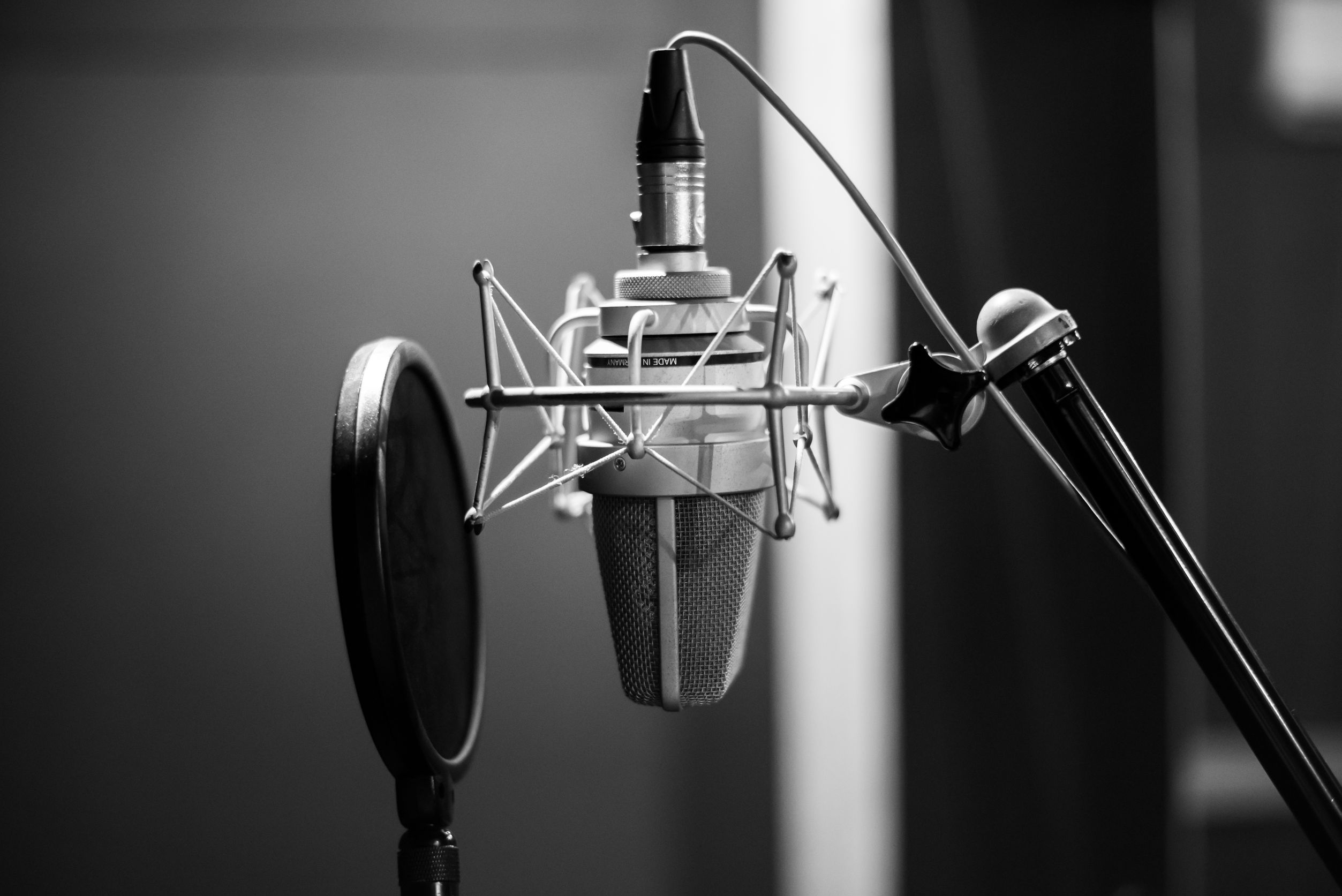 microphone in studio