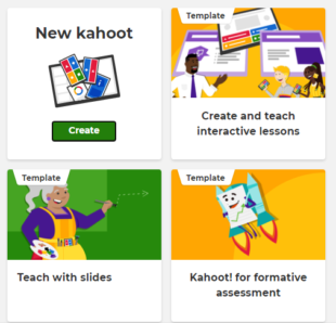 Kahoot! template 0 New kahoot, create and teach interactive lessons, teach with slides, kahoot! for formative assessment